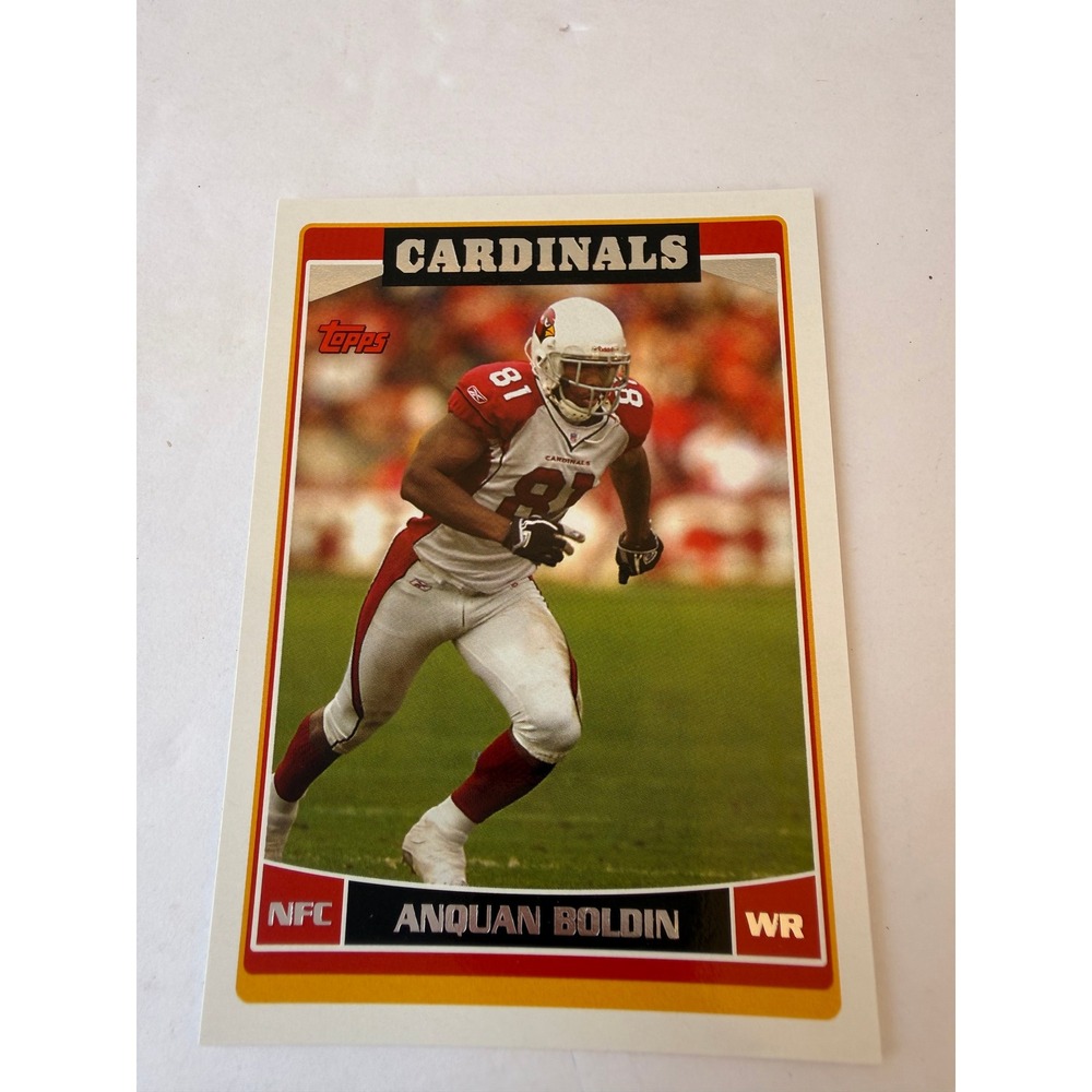 2006 Topps Anquan Boldin Arizona Cardinals NFL Football Card ARI6 Wide Receiver